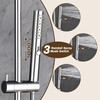 Tomfaucet Shower Slide Bar System, 35.4 Inch Shower Slide Bar