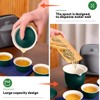 Portable Chinese Tea Set，Gongfu Kung Fu Tea Set，Porcelain Teapot &