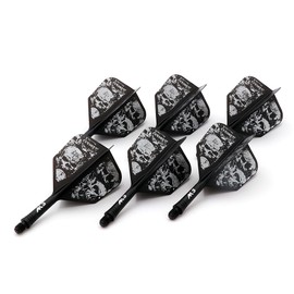 CUESOUL 6 Pieces ROST Integrated Dart Shaft and Flights,with exclusive pattern design