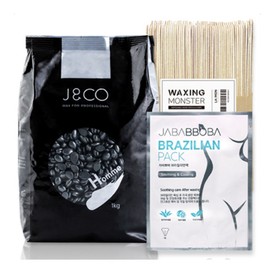 J&CO Homme large capacity hard waxing kit for short and coarse hair, 1 piece, 1000g / 제이앤코 짧고 거친모발용 옴므 대용량 하드왁싱 키트, 1개, 1000g