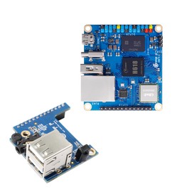 Orange Pi Zero 3 2GB LPDDR4 Allwinner H618 Quad-Core 64 Bit Single Board Computer with 16MB SPI Flash,Support WiFi BT5.0, Development Board Run Android 12 TV/Ubuntu(Zero 3 2G+Expansion Board)