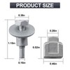 Screw Man Engine Air Filter Box Bolt Washer & Nut,