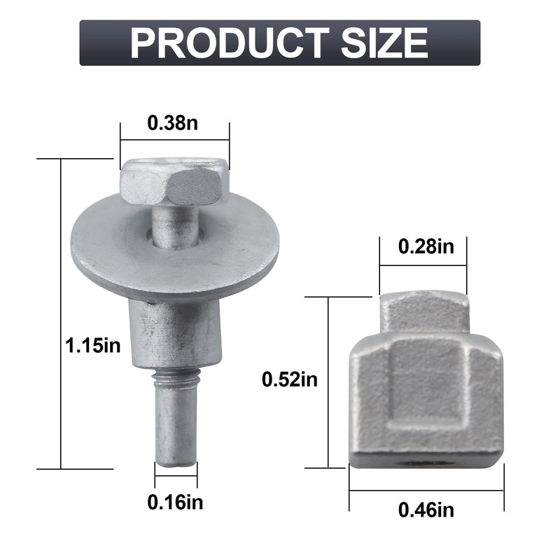 Screw Man Engine Air Filter Box Bolt Washer & Nut,