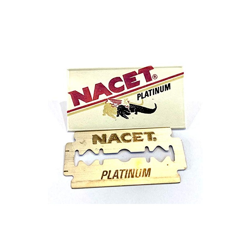 Nacet Platinum Double Edge Safety Razor Blades - (10 Count)