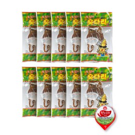Korean Food Dried Squid Legs Snack (Original 20g X 10) + Red pepper paste 10g