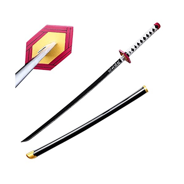 Golda Demon Slayer Sword-Tomioka Giyuu's Samurai Sword, Wooden Japanese Anime Samurai Sword, Wooden Cosplay Anime Swordsâ¦
