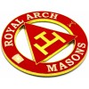 Masonic 3" Royal Arch Masons Car Auto Emblem Red //