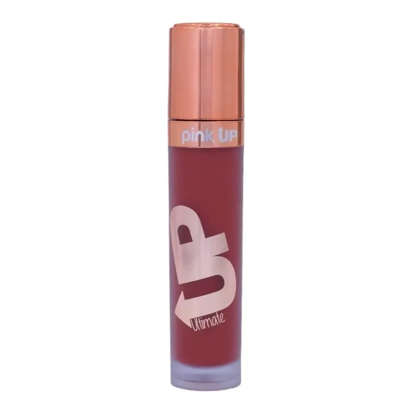 Labial Pink Up Ultimate color marrón oscuro mate