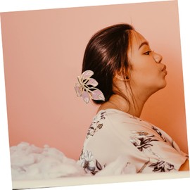 Healvian 3pcs Hair Clips Leaf Design Non- Hair Accessories for Women and Teen Girls Suitable for Thick Thin for Makeup Exercise and Daily Use