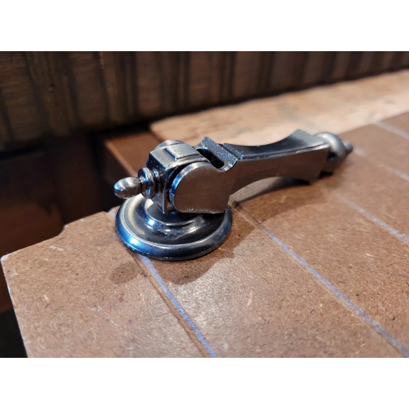 Ajax vintage pendant pull for cabinets drawers in antique pewter