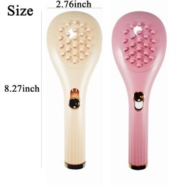 DEEUCHIS Self-Cleaning Soft Fur Brush for puppy – Scalable Gentle Grooming Brush Small Dogs Comb for Chihuahuas, Teddy Dogs, Yorkies, Maltipoos, Shih Tzus (Pink Pink)