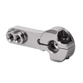 sourcing map Servo Horn Arm 25T Aluminium Servo Horn M3 for Futaba Savox Xcore RC Car Aeroplane Titanium Pack of 5