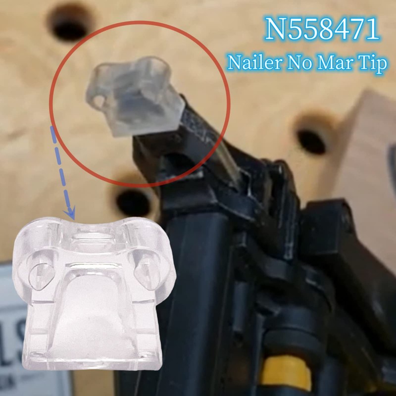 SURPOUF 10-Pack N558471 N569446 Compatible with Nailer No Mar Tip