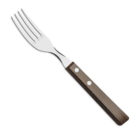 Tramontina Wooden Handle Table Fork Traditional Jumbo 8.7 inches (22 cm) Natural Wood Made in Brazil 22228/000 TRAMONTINA Jumbo Table Fork