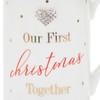 Mad Dots Set of 2 Boxed Christmas Mugs with Diamante