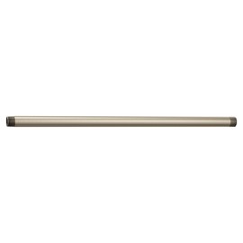 Moen Brushed Nickel Extended 18-Inch Straight Overhead Shower Arm, 336651BN