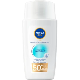 NIVEA SUN Protector Solar Facial Fluido Diario con Niacinamida (40 ml) Efecto Mate y Antioxidantes, FPS 50+ UVA/UVB, Refrescante, ligero y no grasoso