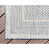 Unique Loom Outdoor Border Collection Area Rug - Soft Border