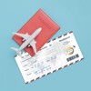 Scratch Off Card Travel White