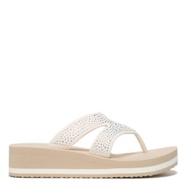 BZees Womens Rio Thong Sandal, Sugar Rhinestone, 7 US