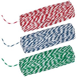 Unique Assorted Colors Red, Blue & Green Baker's Twine (45 Yards) 1 Pc. - Heavy Duty Twine for Crafting, Gift Wrapping, and DIY Projects – Perfect for Weddings, Parties, and Scrapbooking