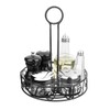 Olympia Wire Condiment Holder Black 235X195mm Caddy Rack for Better