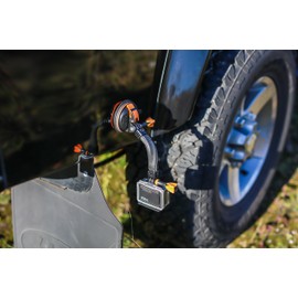 iSHOXS Xtension Neo M, articulated arm mount helmet mount extension arm holder set, suitable for GoPro and compatible action cameras, 2 x 15 cm, made of aluminium core