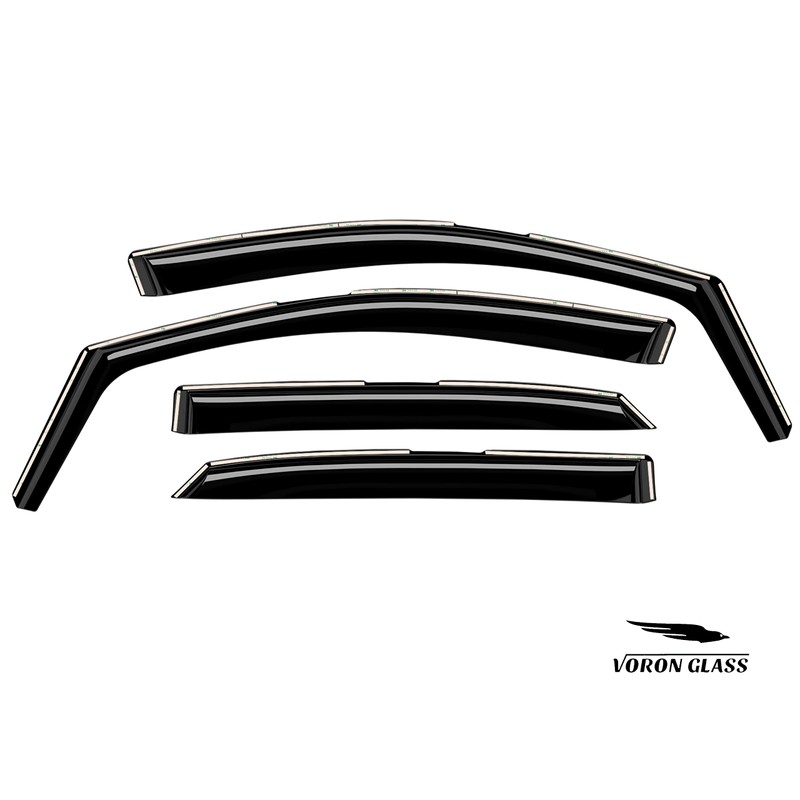 Voron Glass in-Channel Extra Durable Rain Guards for Lexus RX