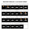 Smart Weather Clock WiFi Wireless Digital Weather Clock for Temperature