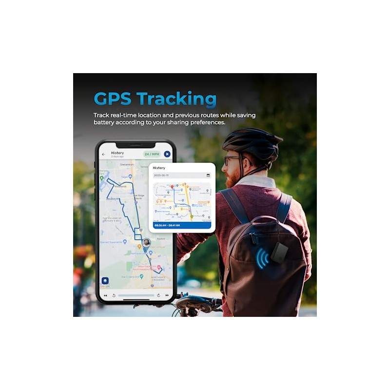 Rastreador GPS - AutoSky - Portátil, compacto y duradero para