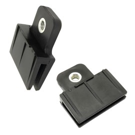 Polcatay 2 PCS Window Door Glass Channel Retaining Clip, Front Door Window Lifter Bracket Buckle, Perfect Fit Glass Regulator Holde, Universal for Most Cars Trucks Repair Accessories (Black)