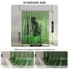 AmazerBath Long Shower Curtain Liner, 100% EVA Soft Clear Green