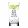 4you Design Gin Glass with Funny Saying | Happy Christmas