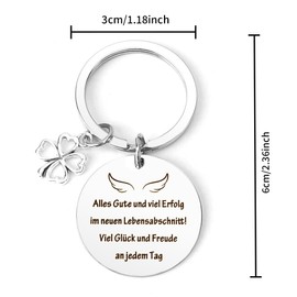 School Gift Boys First Day of School Girls Unicorn Keyring Lucky Charm Farewell Gift Colleague Gifts for School Graduation Gift Leaving Gift Student, Happiness and joy every day