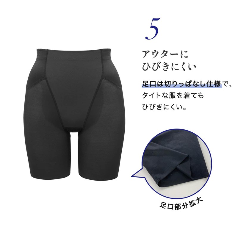 Lucien Women's Girdle Shorts, Suppressing Float Flesh and Clean Waist,