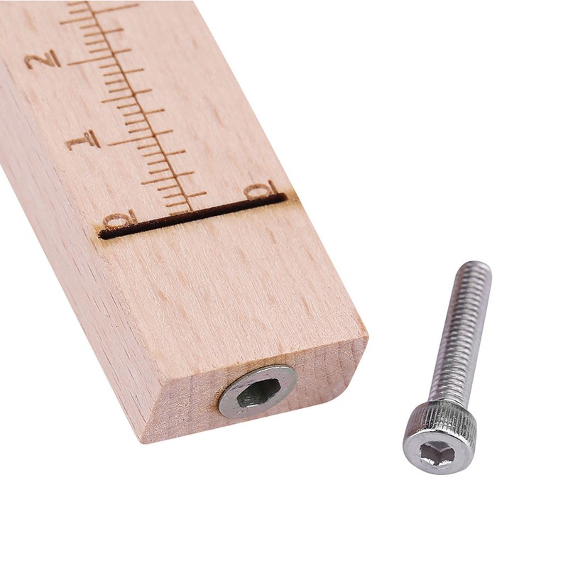 Wooden Hand Leather Strip Strap Adjustable Cutting Tool DIY Craft