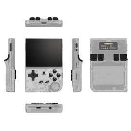 RG35XX Retro Handheld Game Console, 3.5 Inch IPS Screen, 32GB Storage Pre-Loaded Games, HDMI TV Output, 2600mAh Battery (RG35XX-White)