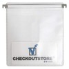CheckOutStore (100) CD Double-Sided Refill Plastic Hanging Sleeve (White)