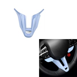 FUEISOF For Hyundai i20 N Kona N Car Steering Wheel Frame Car Accessory Cover (Blue)