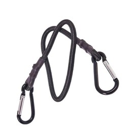 BlackBungee Cords, 24inch Elastic Cord, Bungee Cord with Aluminum Alloy Hooks, 4 Pack Bungee Straps for Luggage Rack, Camping, Cargo, Bike, Transporting, Storage Tarps and Tie-Downs