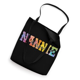 Womens Blessed NANNIE Cute Colorful Hearts NANNIE Gift Tote Bag