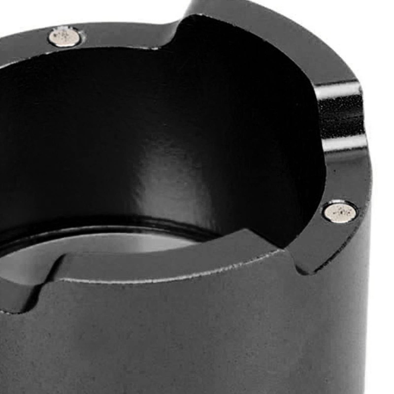 Pool Chalk Box, Round Handy Aluminum Alloy Billiard Chalk Holder,