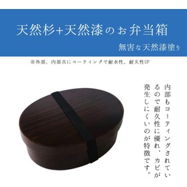 Save Magewappa Bento Box, Wappa, Mage Wappa, 23.7 fl oz (700 ml), Natural Cedar, Brown, Standalone