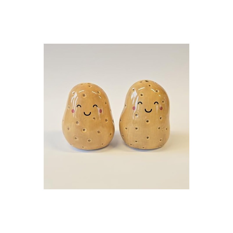 Sass & Belle Cute Potato Salt & Pepper Shakers Set