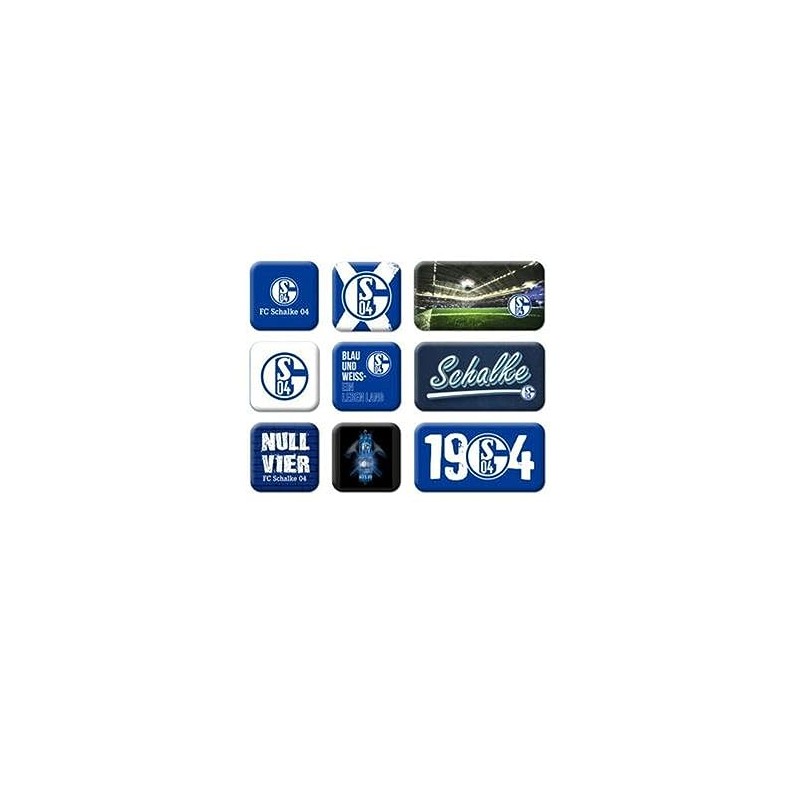 FC Schalke 04 Magnet Set of 9