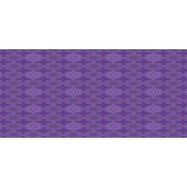 Ambesonne Ethnic Pencil Pen Holder, Pattern of Eastern Motifs Mandala Design Consisting of Flowers, Ceramic Pencil Holder for Desk Office Accessory, 3.6" X 3.2", Blue Violet Quartz