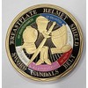 Whole Armour of God Challenge/Commemorative Coin. 24ct Gold, Enamel, 40mm