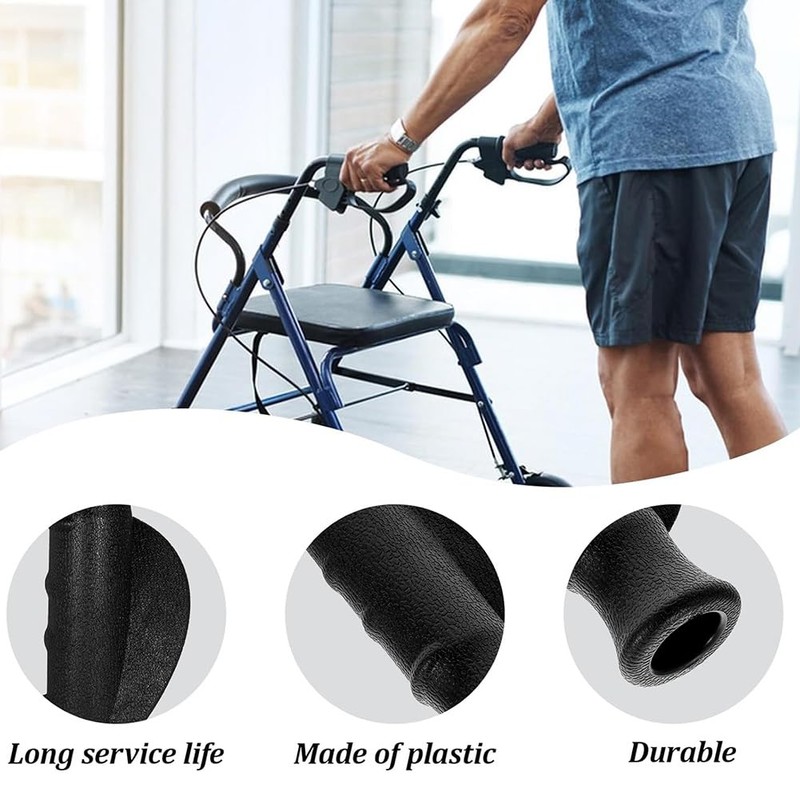 Peakloong 2-Piece Set of Universal Anti-Slip Hand Grips for Rollators,