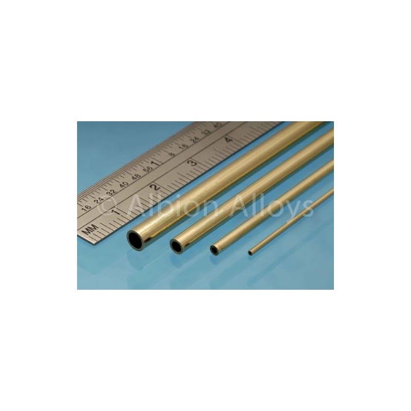 Albion Alloys Brass Micro Tube Pack 1.2mm, 1.4mm, 1.6mm &