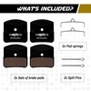 epic Disc Brake Pads with Cooling Fins | Fits H03A,
